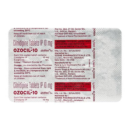OZOCIL 10 Tablet 15's