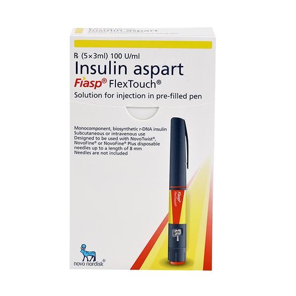 FIASP FLEXTOUCH 100iu Pen 3ml