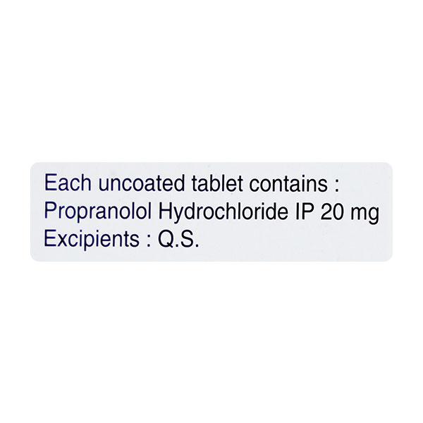 Provanol 20mg Tablet 10'S
