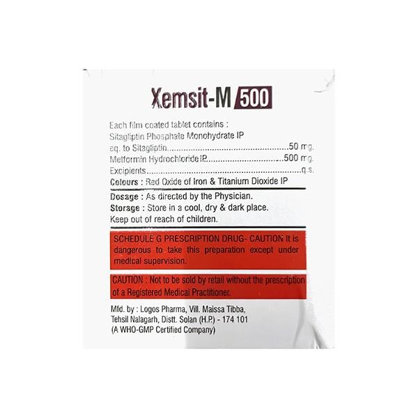 XEMSIT M 500 Tablet 15's