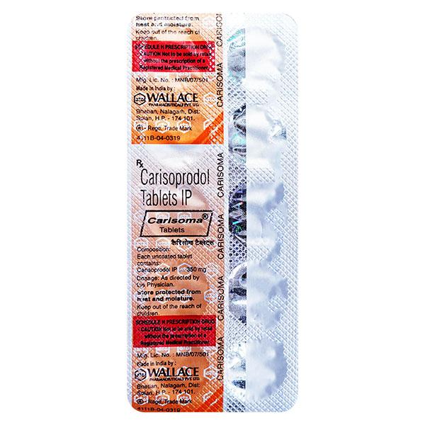 Carisoma 350mg Tablet 10'S