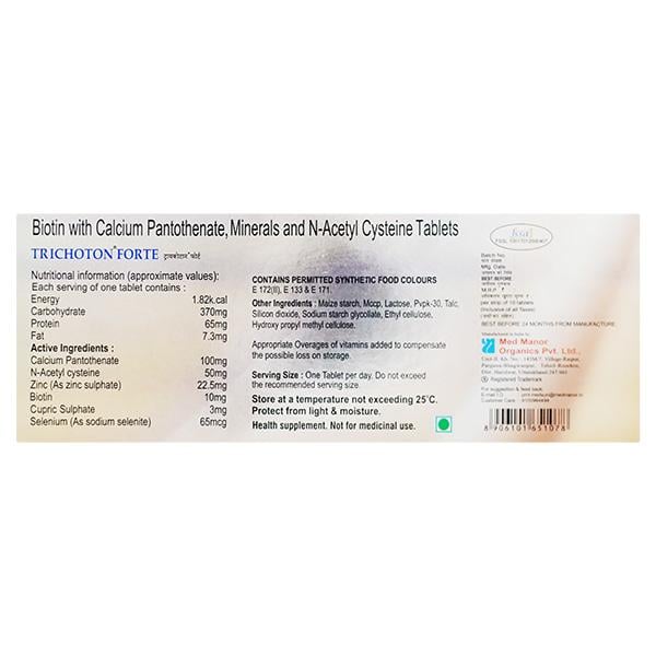 Trichoton Forte Tablet 10'S