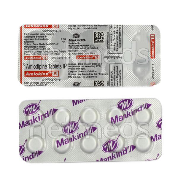Amlokind 5mg Tablet 10'S