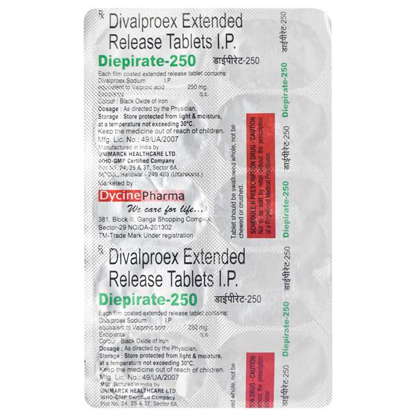 DIEPIRATE 250 Tablet 10's