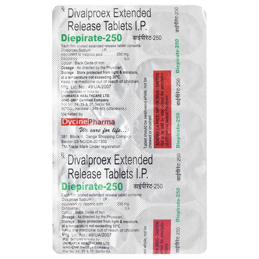 DIEPIRATE 250 Tablet 10's