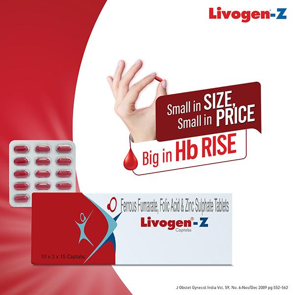 Livogen Z Captab 15'S