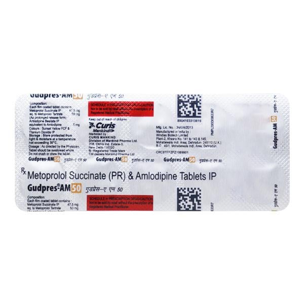 Gudpres AM 50mg Tablet 10'S