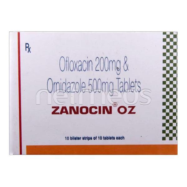 Zanocin OZ Tablet 10'S