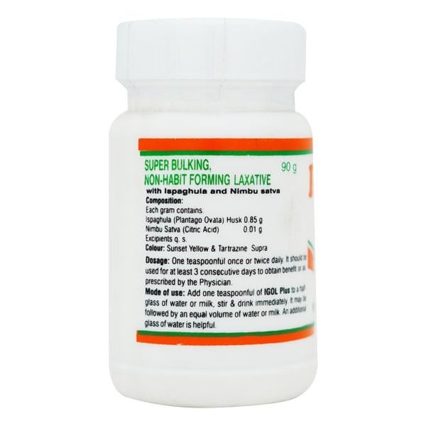 IGOL PLUS DELICIOUS ORANGE LEMON FLAVOUR Powder 90gm