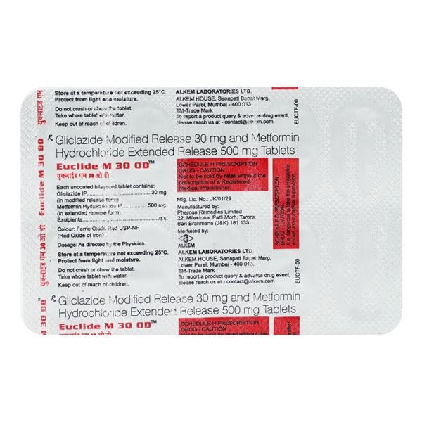 Euclide M OD 30mg Tablet 10'S
