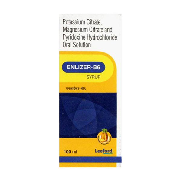 ENLIZER B6 Delicious Pineapple Flavour Oral Solution 100ml