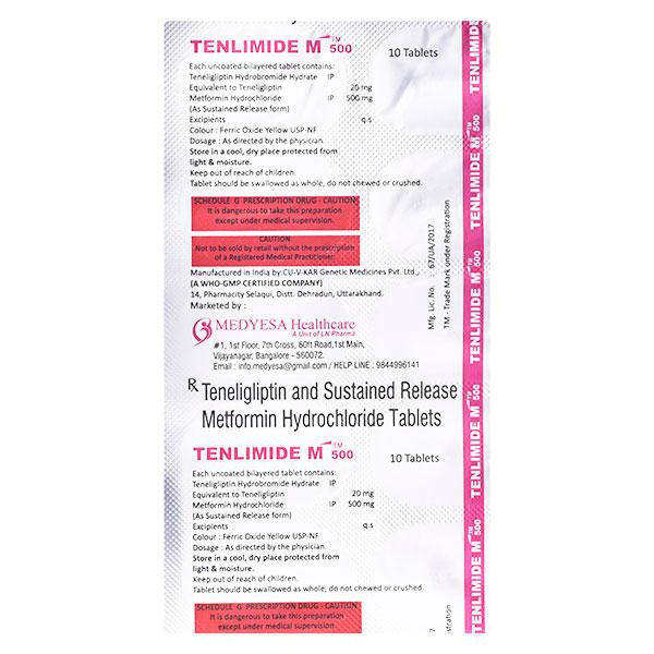 TENLIMIDE M 500 Tablet 10's