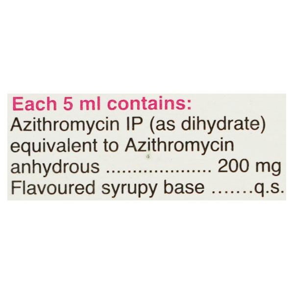 Azee 200mg Peppermint Flavour Dry Syrup 15ml