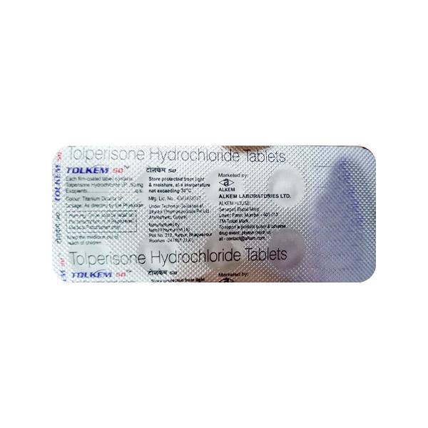 Tolkem 50mg Tablet 10'S