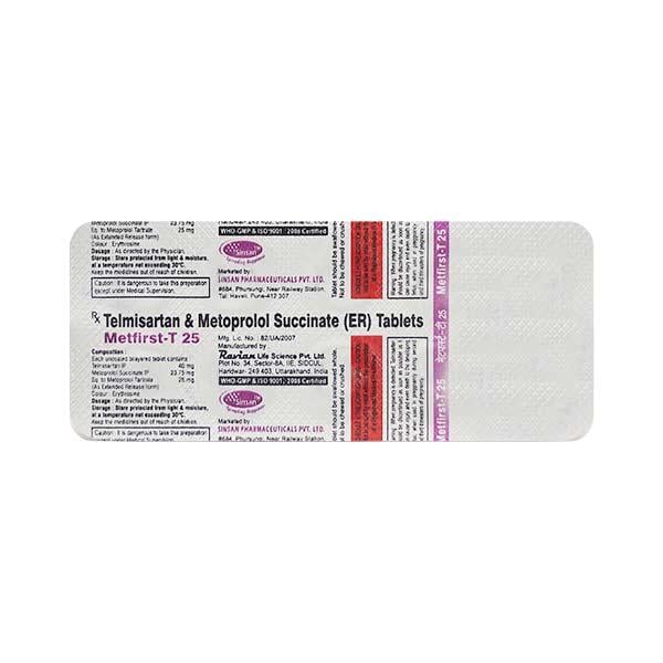 Metfirst T 25mg Tablet 10'S
