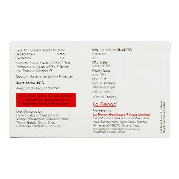 DAPACONIC 5 Tablet 15's