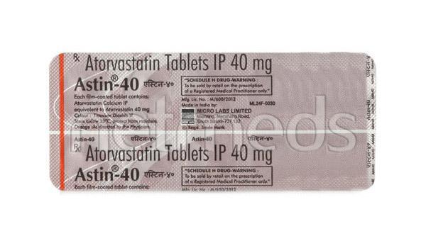 Astin 40mg Tablet 10'S
