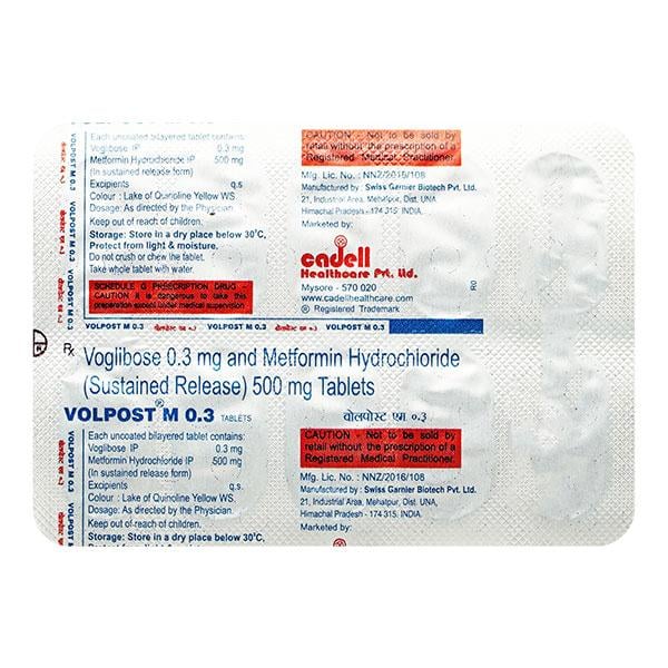 VOLPOST M 0.3mg Tablet 10's