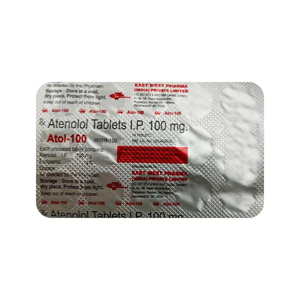 Atol 100mg Tablet 14'S