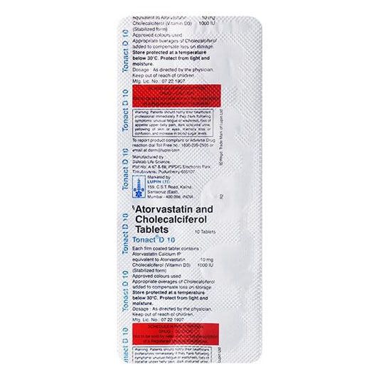 Tonact D 10mg Tablet 10'S