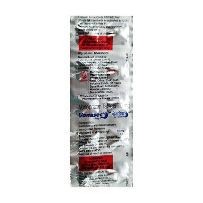 VONASEC 10mg Tablet 10's