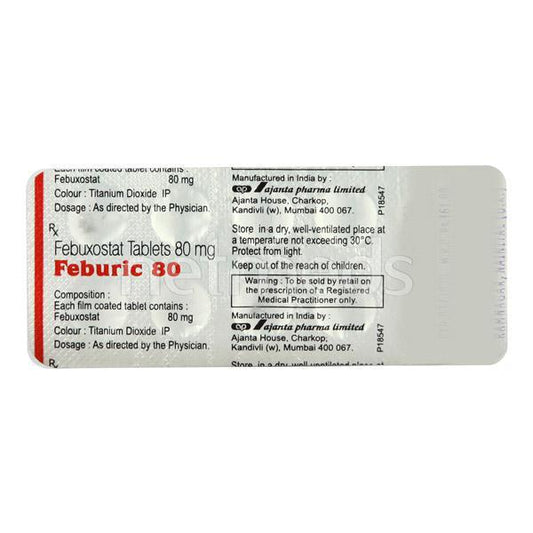 Feburic 80mg Tablet 10'S