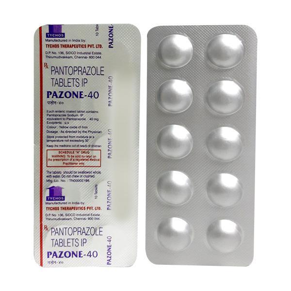 PAZONE 40MG TABLET 10'S