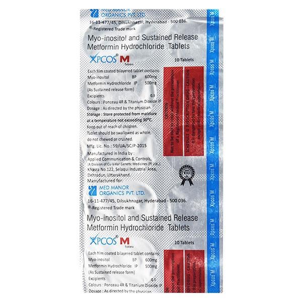XPCOS M 500mg Tablet 10's