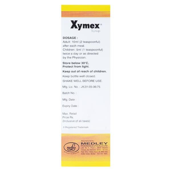 Xymex ORANGE FLAVOUR Syrup 200ml