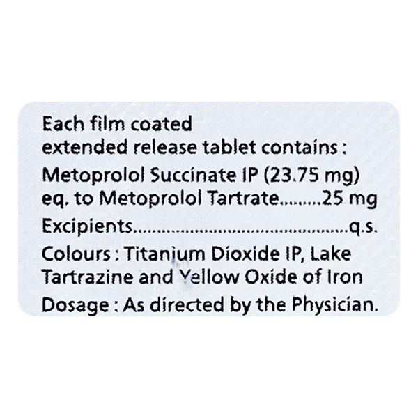 METOLET XL 25mg Tablet 10's