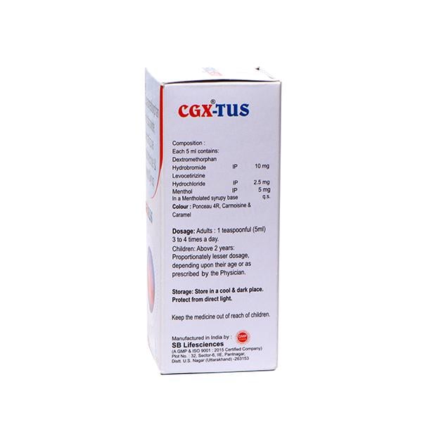 CGX TUS Syrup 100ml