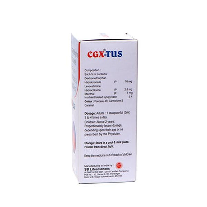 CGX TUS Syrup 100ml