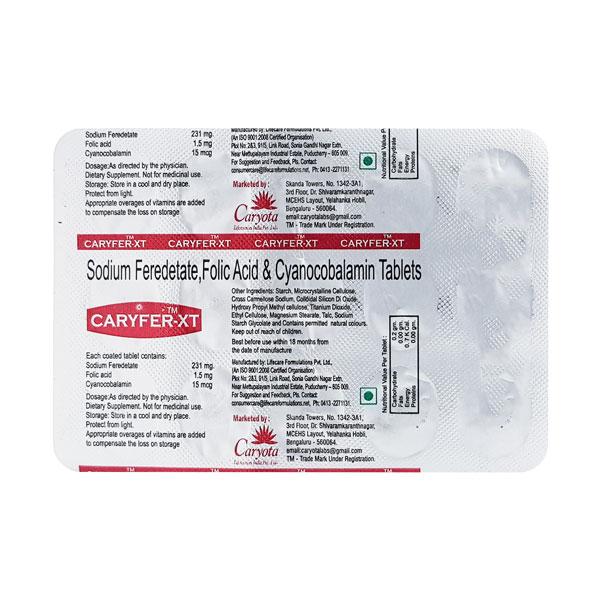 CARYFER XT Tablet 15's