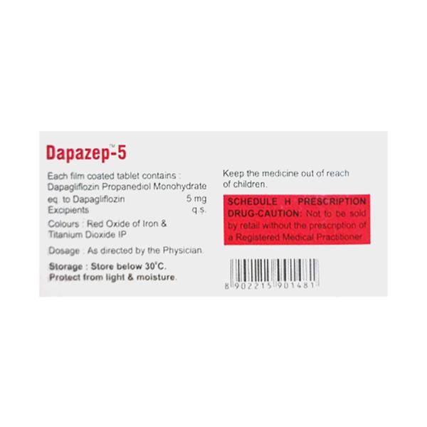 DAPAZEP 5 Tablet 10's