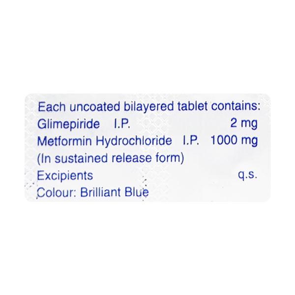 GLIMINYLE M FORTE 2 Tablet 15's