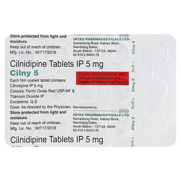 CILNY 5mg Tablet 15's