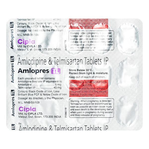 Amlopres TL Tablet 15'S