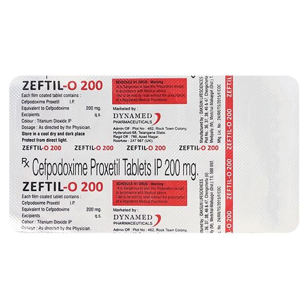 ZEFTIL O 200 Tablet 10's