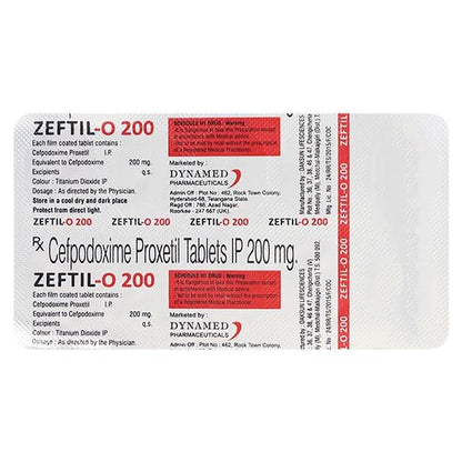 ZEFTIL O 200 Tablet 10's