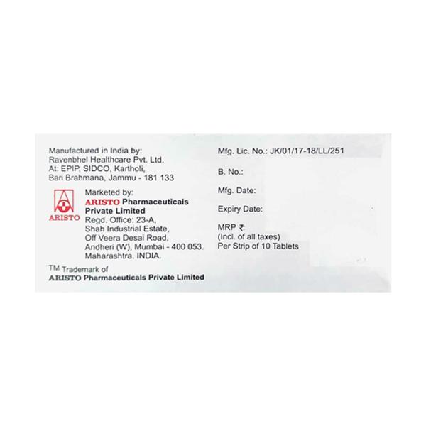 TELVAS LNC 12.5 Tablet 10's