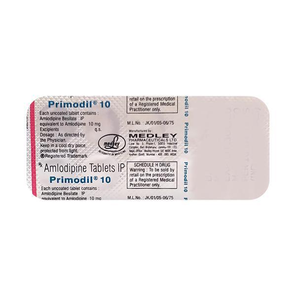 Primodil 10mg Tablet 10'S