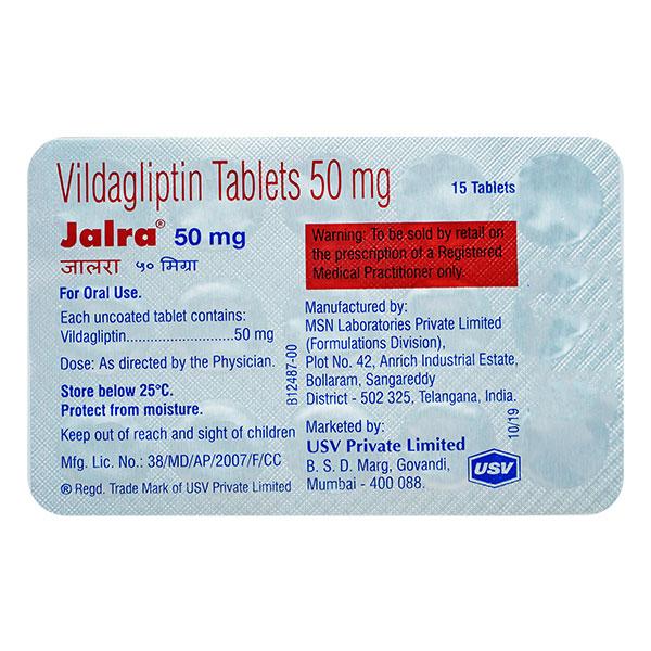 JALRA 50mg Tablet 15's - Global Surgicals