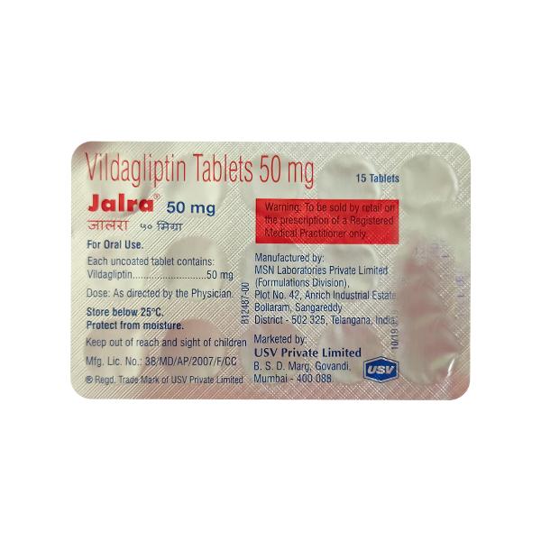 JALRA 50mg Tablet 30's - Global Surgicals