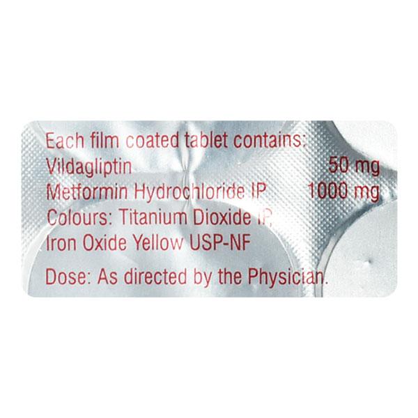 Jalra M 50/1000Mg Tablet 15's - Global Surgicals