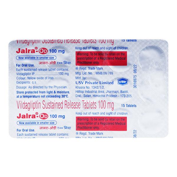 JALRA OD 100mg Tablet 15's - Global Surgicals
