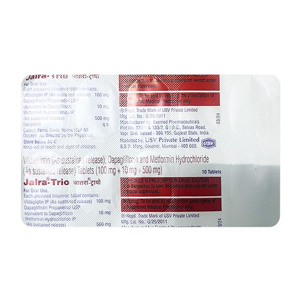 JALRA TRIO Tablet 10's - Global Surgicals