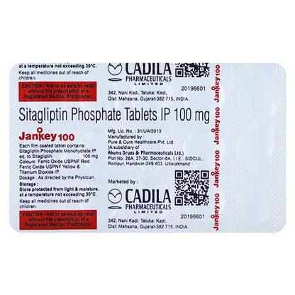 JANKEY 100 Tablet 15's - Global Surgicals
