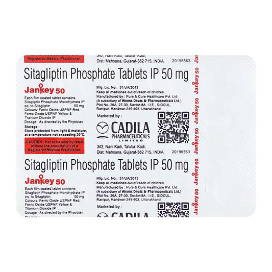 JANKEY 50 Tablet 15's - Global Surgicals