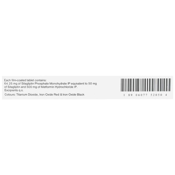 Janumet 50/500mg Tablet 15'S - Global Surgicals
