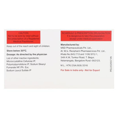 Janumet 50/500mg Tablet 15'S - Global Surgicals